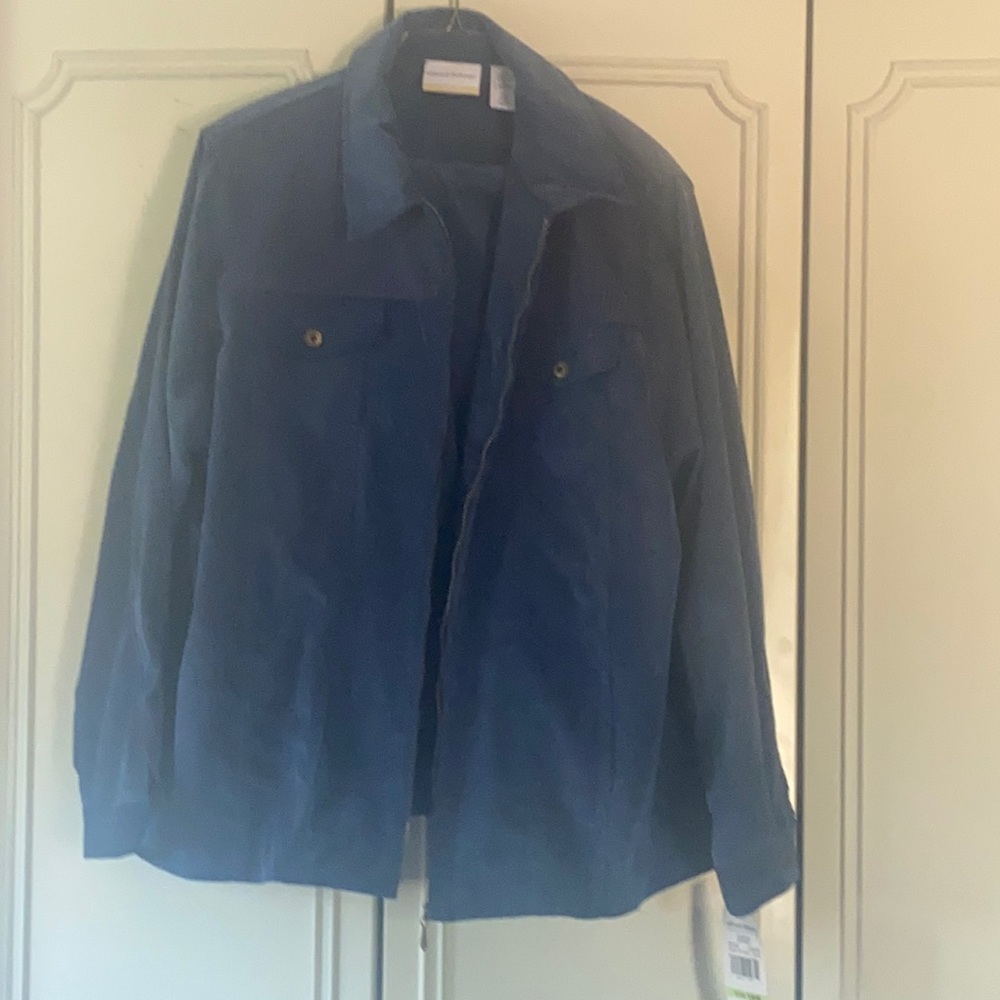 NWT navy corduroy jacket and pant set